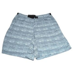 Vintage Patagonia River Shorts Men XL Belted Lined AOP Geometric 90s Y2K Hiking